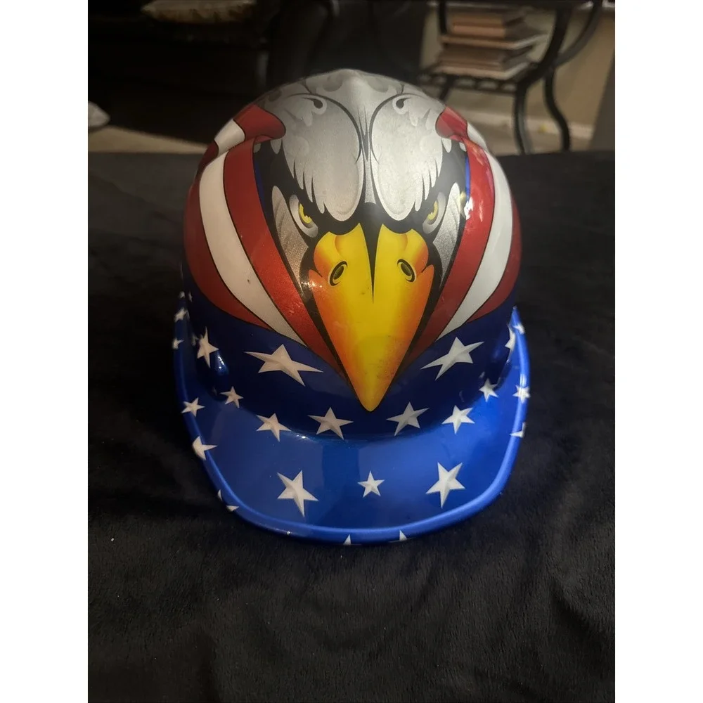 Jackson Products Type‎ 1 Hard Hat With American Eagle Stars And Stripes.